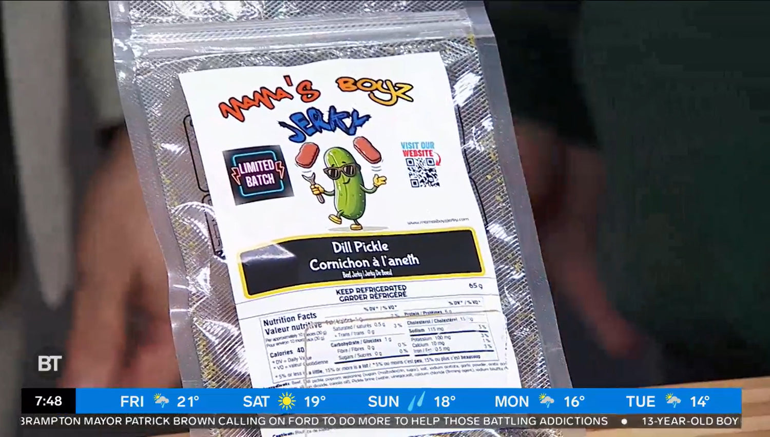 Breakfast Television Mama's Boyz Jerky