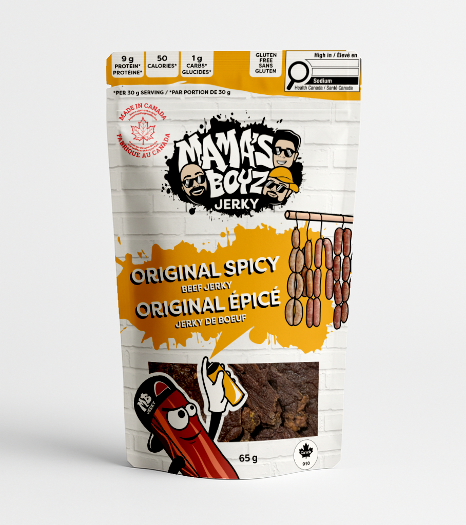 Mama's Boyz Jerky Original Spicy Bag