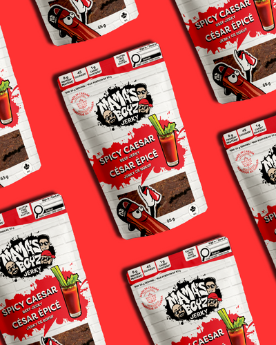 Mama's Boyz Jerky Spicy Caesar Flavour