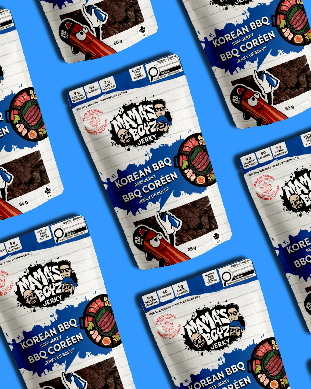 Mama's Boyz Jerky Korean BBQ Flavour